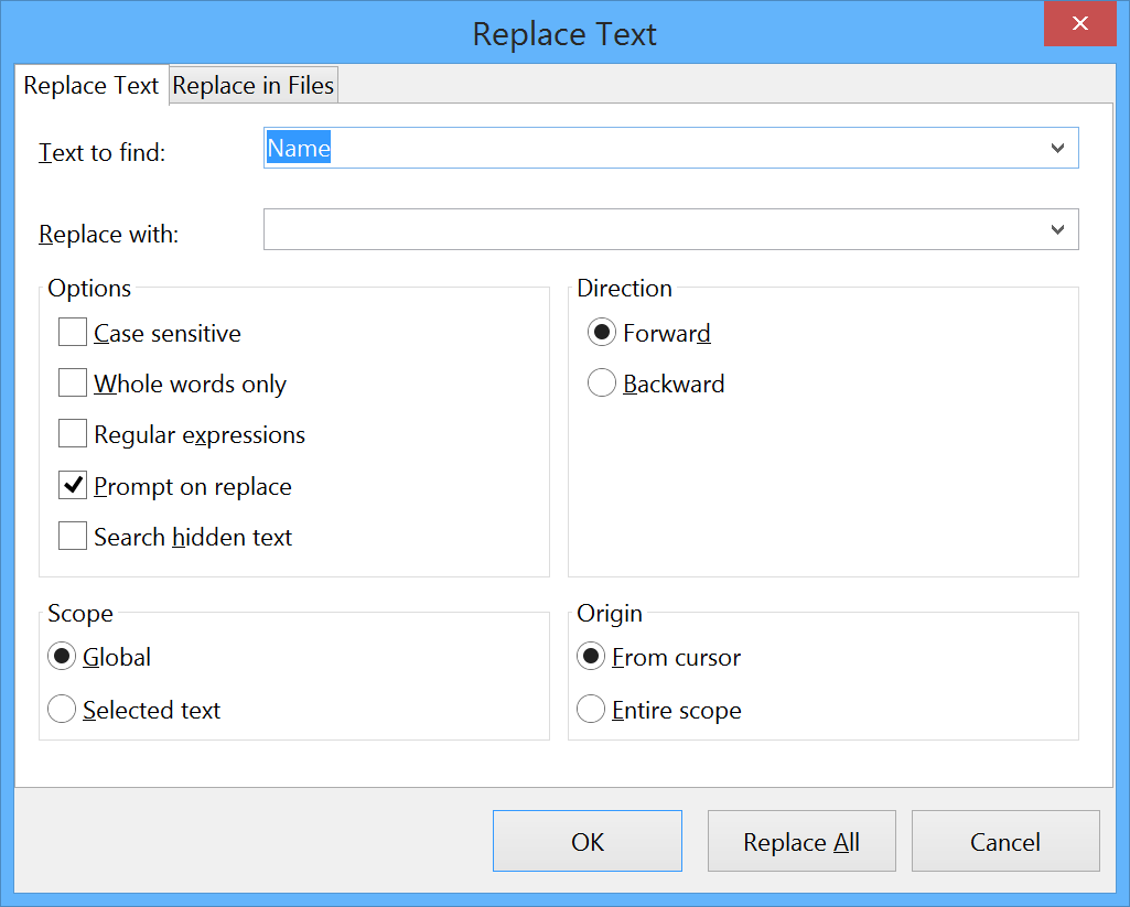 Find Replace Text Online Documentation For Altium Products 3469